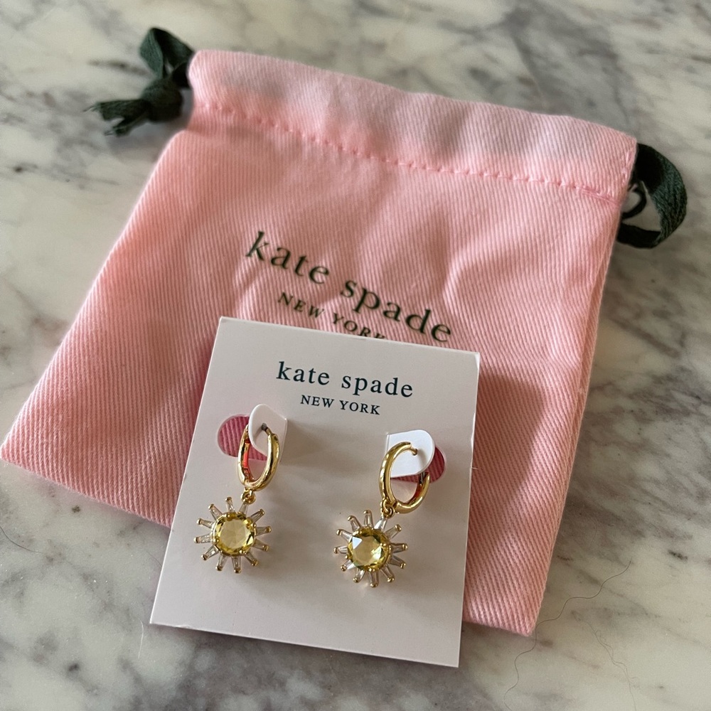 New Kate Spade Sunshine Earrings
